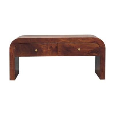 Solid Wood Darcy Chestnut Media Unit