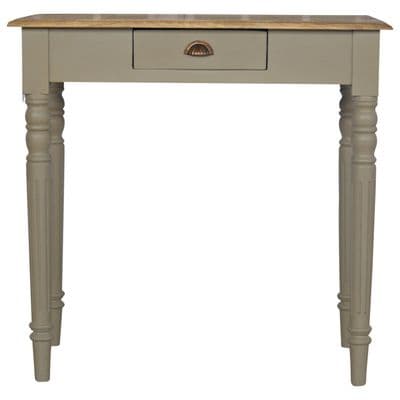 Solid Wood French Grey Hand Painted Writing Desk