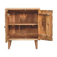 Solid Wood Mini Pineapple Carved Cabinet