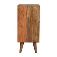 Solid Wood Mini Pineapple Carved Cabinet