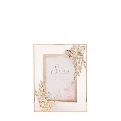 Sophia Gold Butterfly Glass Photo Frame
