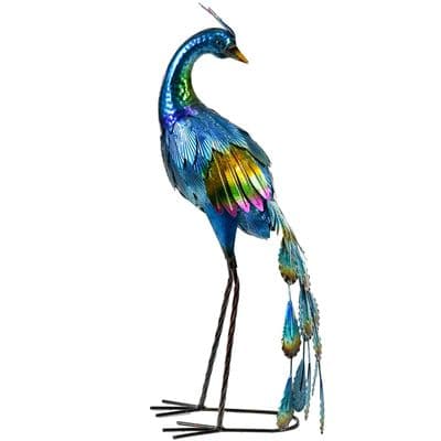Steel Peacock Garden Statue Decoration