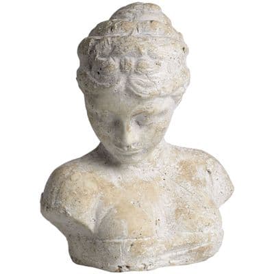 Stone Effect Women's Head Bust