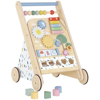 Wooden Baby Walker Activity Centre