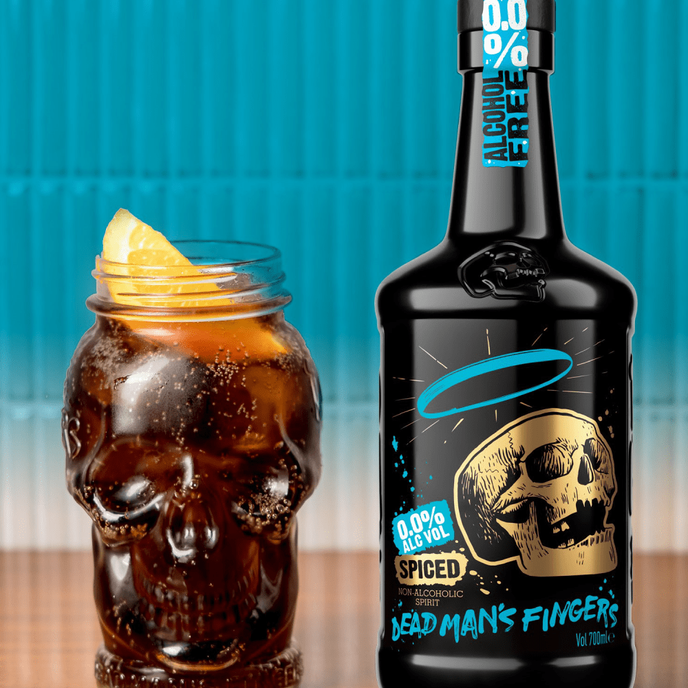 Dead Man s Finger Alcohol Free Spiced Rum & x28;0 ABV& x29;