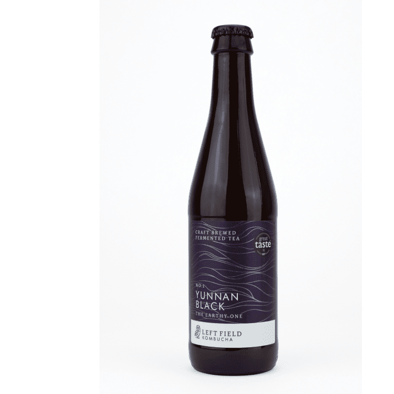Left Field No.1 Yunnan Black Kombucha tea (0.5% ABV)