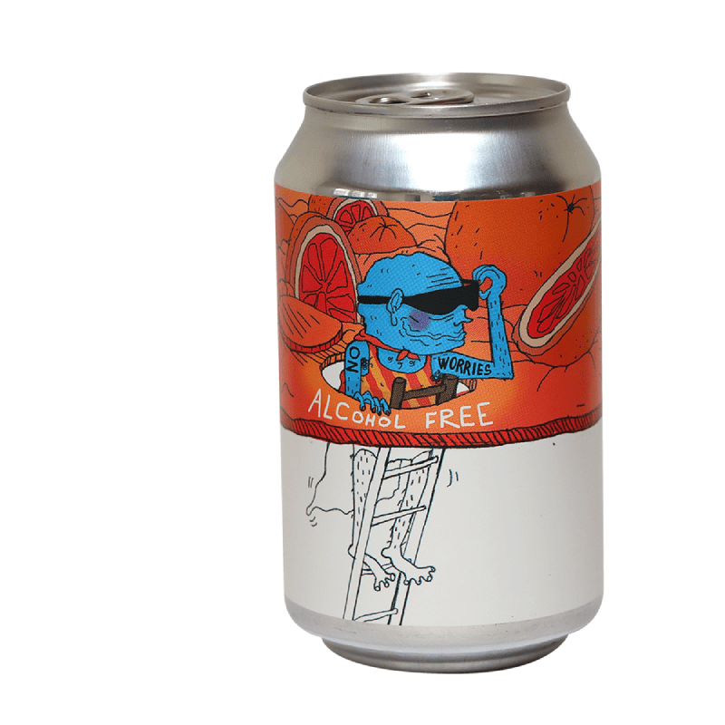 Lervig No Worries Grapefruit Alcohol Free Beer 0 5 ABV