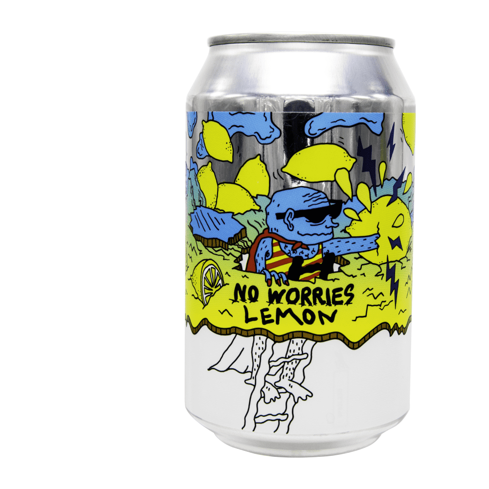 Lervig No Worries Lemon Alcohol Free Beer 0 5 ABV