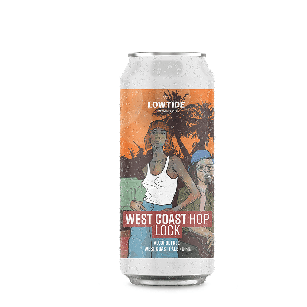 Lowtide Brewing West Coast Hop Lock Alcohol Free Pale Ale 0 5 ABV