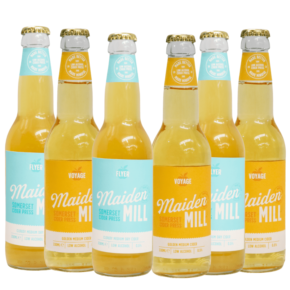 Maiden Mill Mixed Alcohol Free 6 Bottle Cider Wise Pack Save 5