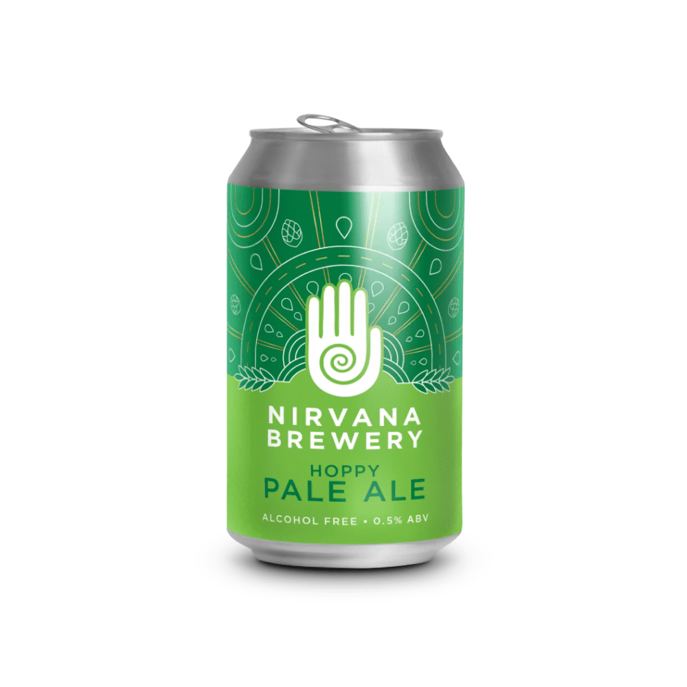 Nirvana Hoppy Pale Ale Alcohol Free Beer Can 0 5 ABV