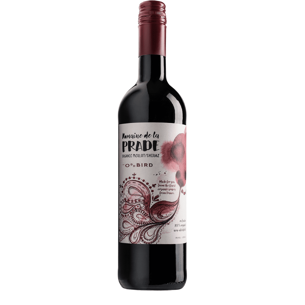 Oddbird Domaine de la Prade Merlot Shiraz Organic Alcohol Free Red Wine