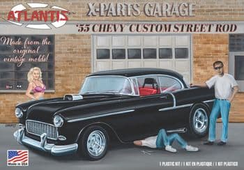 1955 Chevy Custom Street Rod - 1:25 scale - Atlantis Models