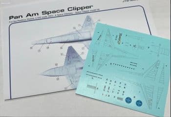 2001 Space Clipper Decals 1:350 scale