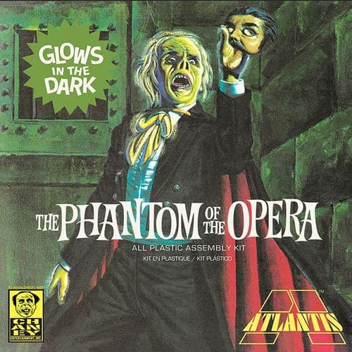 Atlantis Phantom Of The Opera Glow In The Dark Model Kit