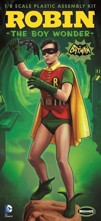 Batman 1966 TV Series Robin 1/8 Scale Model Kit Moebius Models