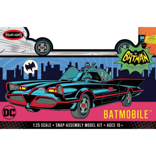 Batmobile (1966) Snap kit 1:25 Scale from Polar Lights
