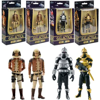Battlestar Galactica 1978 Wave 1 3 3/4-Inch Action Figure Set