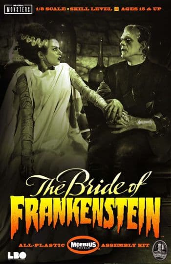 Bride Of Frankenstein 1/8 Scale Model Kit from moebius models