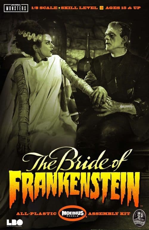 Bride Of Frankenstein 1/8 Scale Model Kit from moebius models