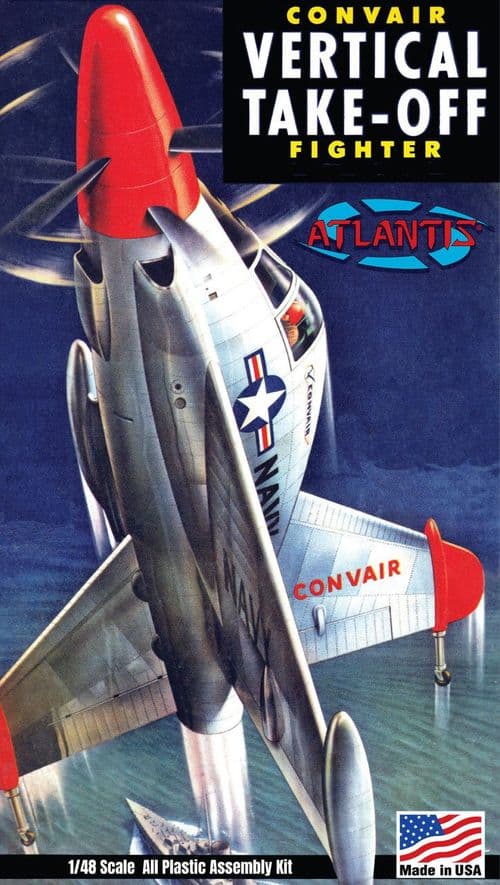 Convair US Navy Pogo Vertical Takeoff Aircraft 1:48 scale from Atlantis Models