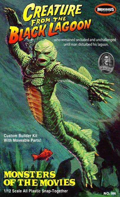 Creature From the Black Lagoon Monsters Of the Movies  Model Kit  Moebius Models