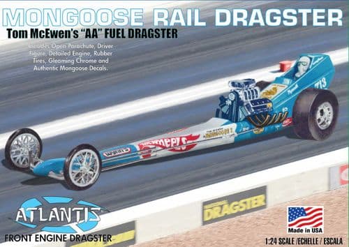 Don the Snake Prudhomme Mongoose Rail Dragster Model Kit Atlantis