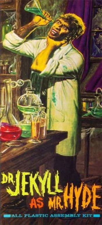 Dr Jekyll As Mr Hyde 1/8 Scale Model Kit From Moebius Models