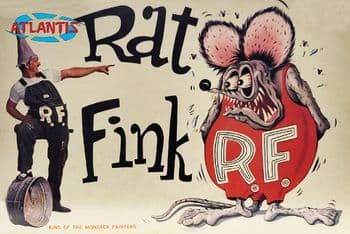 Ed Roth Rat Fink Model Kit from Atlantis -