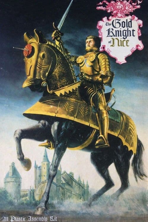 Gold Knight on Horseback 1:8 scale  Atlantis Models
