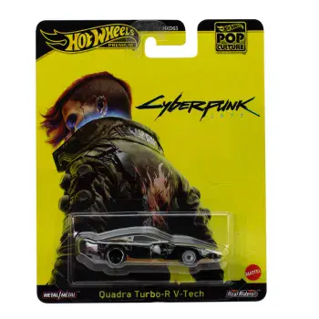 Hot Wheels Premium Pop Culture Cyber Punk Quadra V-Tech Turbo 