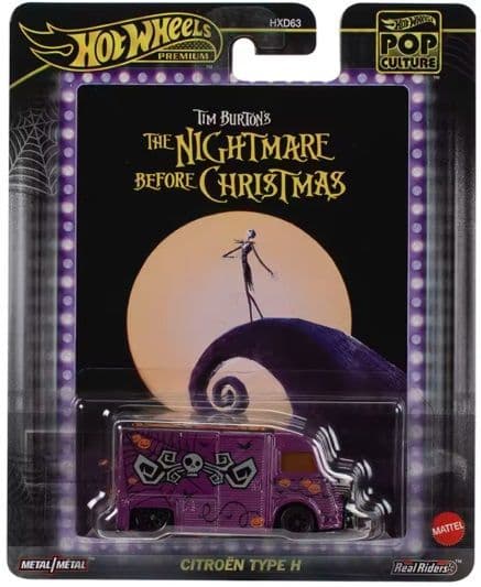 Hot Wheels Premium Pop Cuture Nightmare Before Christmas Citroen Type-H