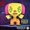 IT Pennywise Black Light Pop! Vinyl Figure - Entertainment Earth Exclusive
