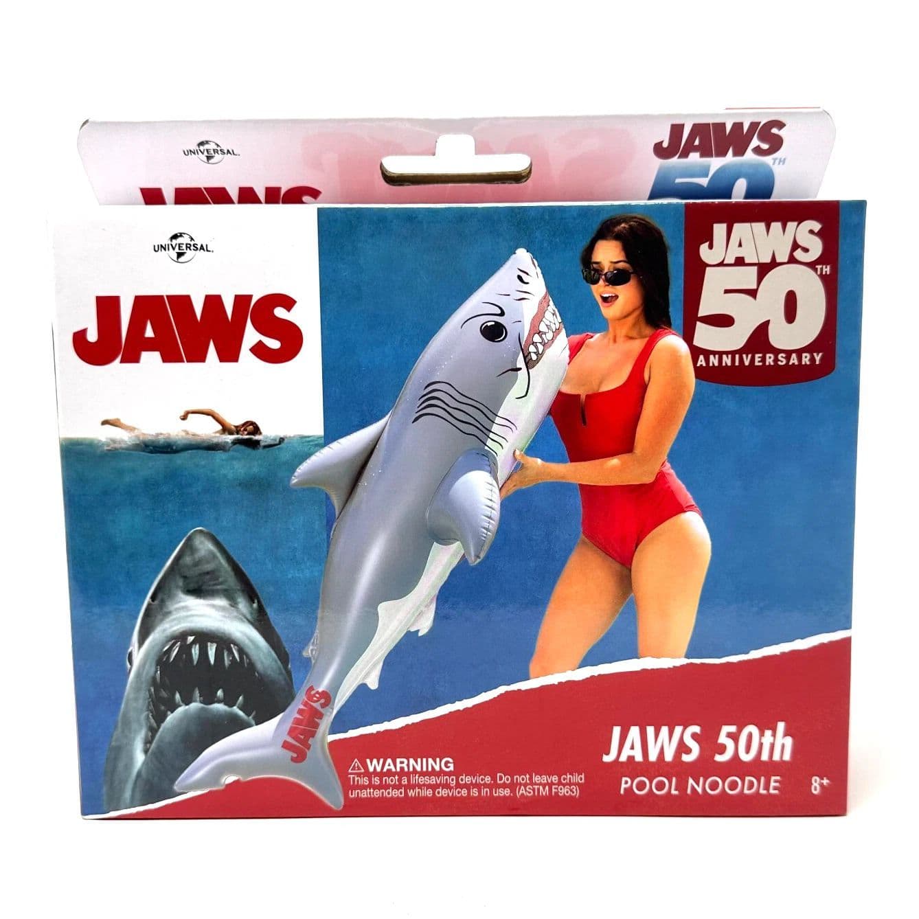 Jaws 50th Anniversary Shark Inflatable Pool Toy From Big Mouth