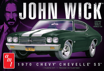 JOHN WICK 970 CHEVY CHEVELLE KIT FROM AMT