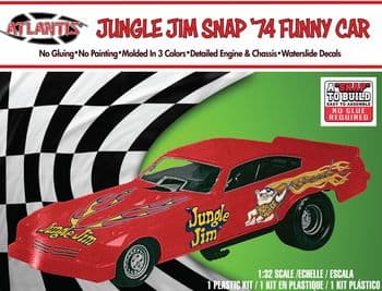 Jungle Jim 74 Funny Car 1/32 Scale Model Kit Atlantis Models