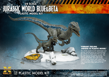 JURASSIC WORLD: DOMINION VEROCIRAPTOR ”BLUE”&”BETA” MODEL KIT