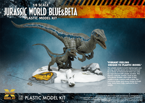 JURASSIC WORLD: DOMINION VEROCIRAPTOR ”BLUE”&”BETA” MODEL KIT