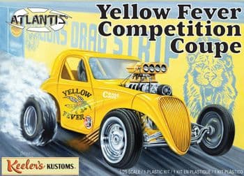 Keelers Kustom's Yellow Fever Competition Coupe 1/25 Scale Model Kit