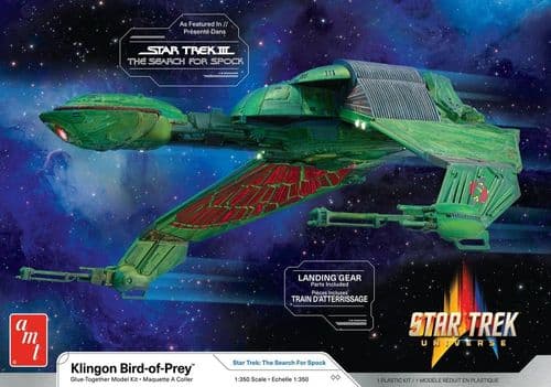 Klingon Bird of Prey (2023 reissue) 1:350 scale from Round 2/AMT