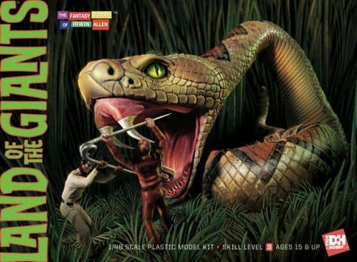 Land Of The Giants Snake Scene 1/48 Model Kit
