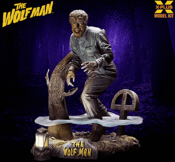 Lon Chaney Jr. as The Wolf Man 1/8 Scale Plastic Model Kit From X-Plus