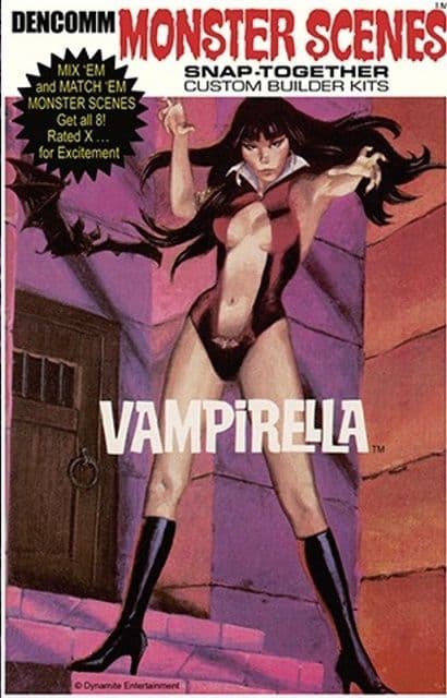 Monster Scenes Vampirella (2026 reissue) 1:13 scale Model Kit
