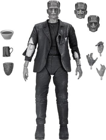 NECA Bride of Frankenstein B&W Frankenstein’s Monster Ultimate 7" Figure