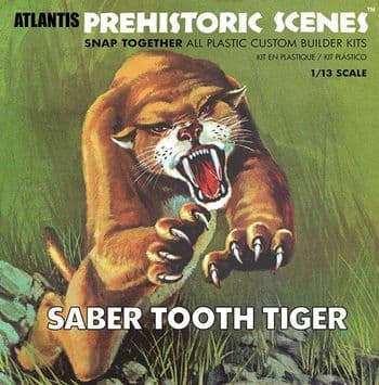 Prehistoric Scenes Sabre Tooth Tiger Atlantis Models