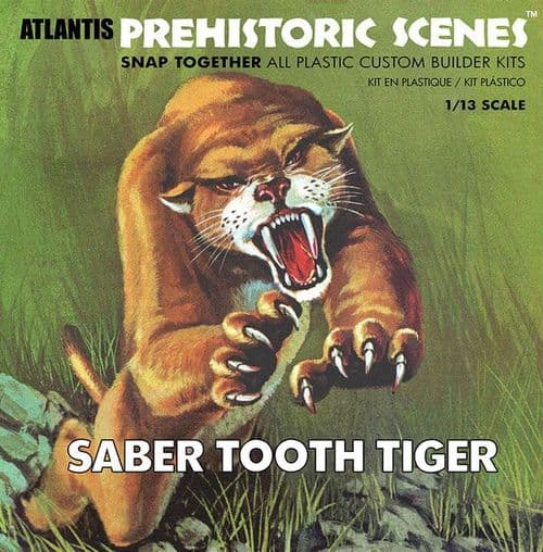 Prehistoric Scenes Sabre Tooth Tiger Atlantis Models