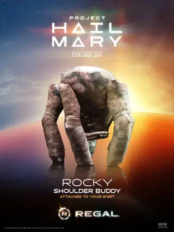 Project Hail Mary Rocky Shoulder Buddy Cinemark Collectable