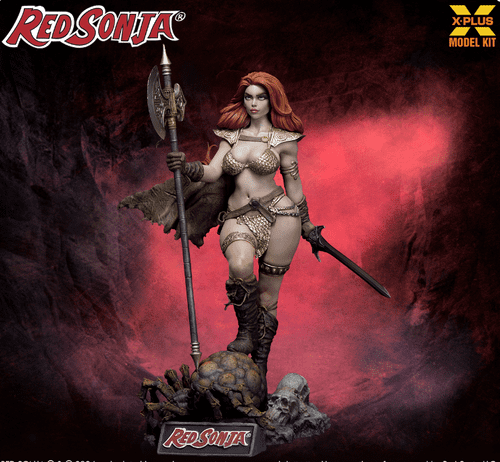 Red Sonja 1/8 Scale Plastic Model Kit X-Plus