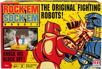 Rock 'Em Sock 'Em Robots Game  By Mattel