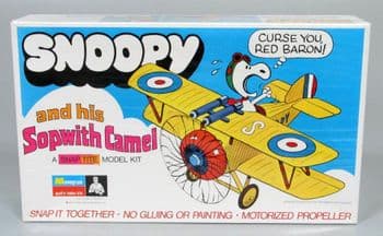 Snoopy and His Sopwith Camel Snap Together Model Kit